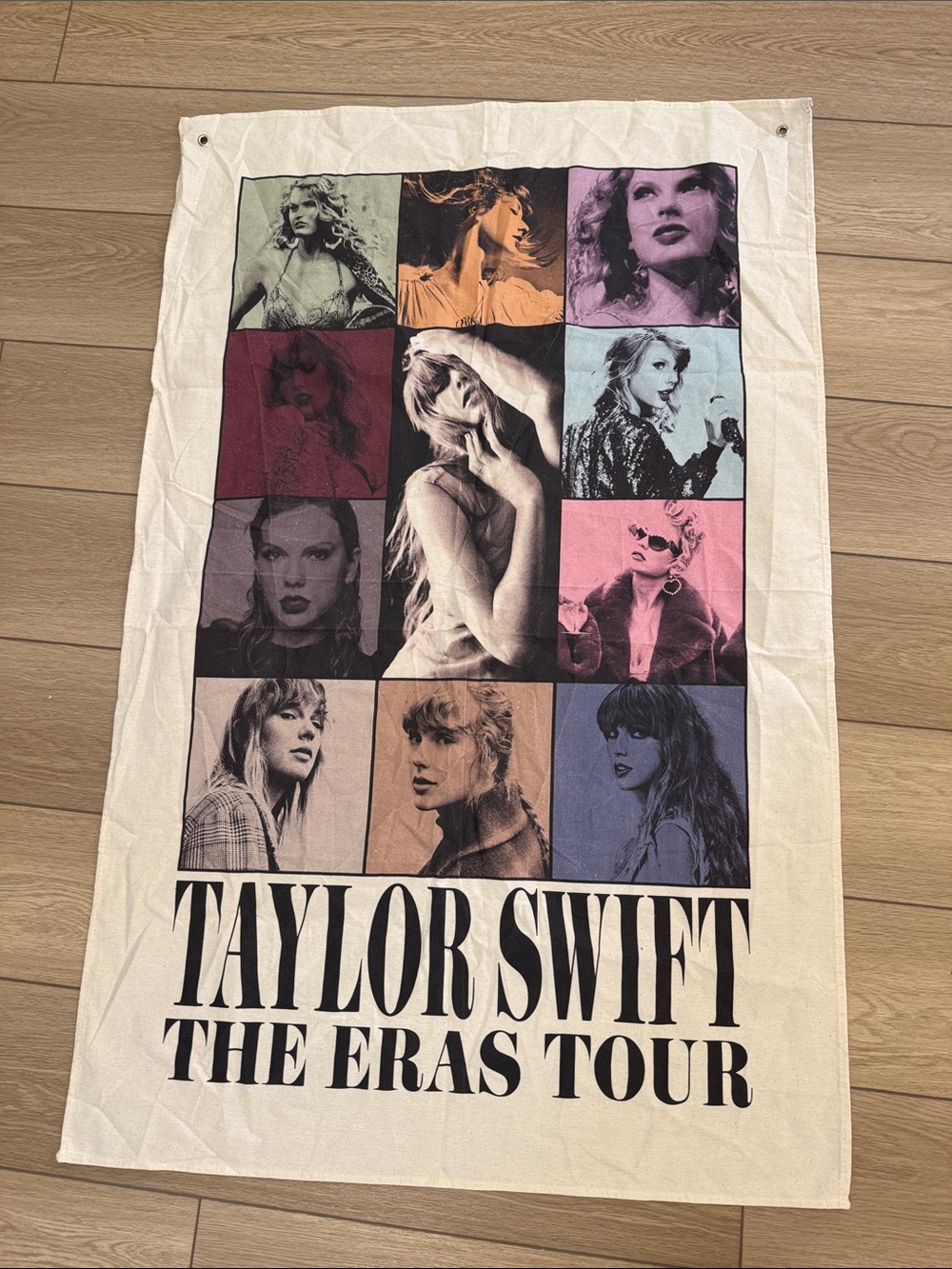 Taylor Swift The Eras Tour Canvas Tapestry Wall Hanging Official Merch 48x31